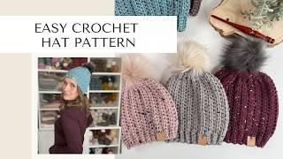 Easy Crochet Hat Pattern And Tutorial