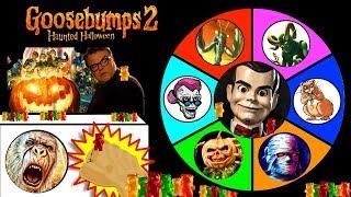 GOOSEBUMPS 2 Haunted Halloween SPINNING WHEEL SLIME GAME w/ Rare Spooky Surprises