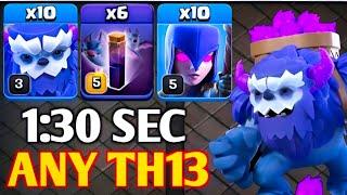 EPIC STRATEGY | Th13 Yeti Witch Quake Attack Strategy | Th13 Yeti Witch | Best Th13 Attack Strategy