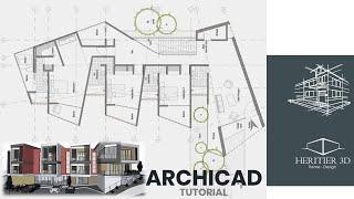 ArchiCAD Tutorial Design Modeling A to Z | Apartment Design