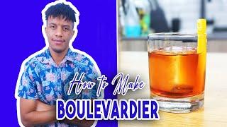 Boulevardier Cocktail Recipe -  3 Ingredient Cocktail - The Cocktail Enthusiast