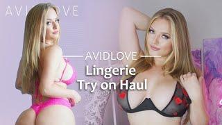 Babydoll & Teddy Lingerie Try on Haul | Avidlove ft.Badd Angel