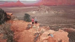 Mountain Biking Porcupine Rim With Drone