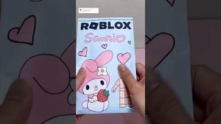 Roblox Sanrio paperdoll blind bag!🩷 #diy #papercraft #craft #blindbag #asmr #papersquishy #mymelody