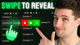 How to Implement a Custom Swipe to Reveal in Jetpack Compose