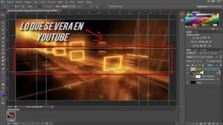 Tutorial Como hacer un Banner Para Youtube Con Photoshop CS6