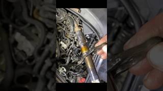 Audi 3.0 TDI Bad Ticking Engine Noise? Replace Injector Copper Washer #automobile #mechanic #diy