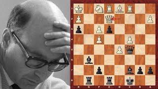 David Bronstein: Instructive Chess Game: Bakulin vs Bronstein 1965 - Caro Kann Defence