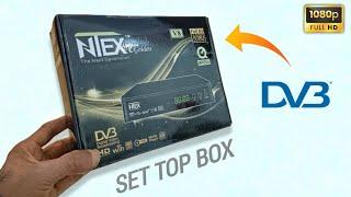 NTEX GOLDEN V8 Full HD 1080p SET- TOP BOX | WI-FI | DVB | All Free Channel 