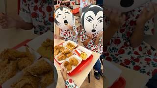KFC x Kagome  #asthegodswill #akemi #hanako #kenichi #tarou #kfc #kagome