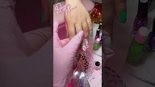 ️Тропический маникюр #shorts #nails #nailart