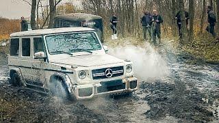 ГЕЛИК - РАЗОЧАРОВАНИЕ / Mercedes G63 AMG и TOYOTA PRADO против УАЗОВ на БЕЗДОРОЖЬЕ