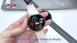 LA41 Amoled smart watch with Knob #smartwatch #linwear #fashion #2024