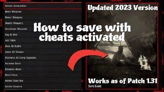 Red Dead Redemption 2 | How to save game with cheats activated | Updated 2023 Version