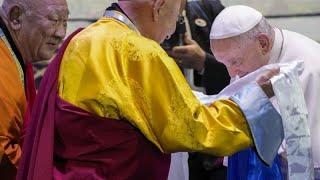 Besuch in der Mongolei: Papst Franziskus ruft zu Harmonie zwischen Religionen auf