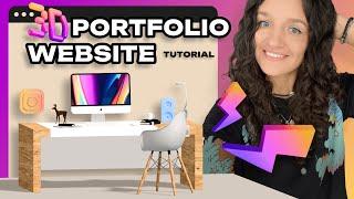 Build EASILY Mind-blowing 3D Portfolio Website: Tutorial (Spline + Tilda)