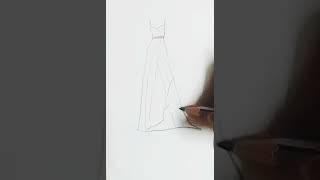 drawing dress design easy l Erica Tara