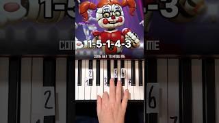 Join us for a Bite FNAF Piano Tutorial #shorts