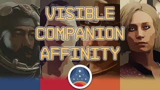 Visible Companion Affinity - Starfield Mod