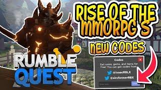 NEW ROBLOX MMORPG RUMBLE QUEST WITH ALL CODES!!