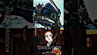 Optimus prime (comic) vs 11 random charaters