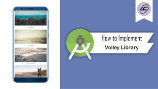 How to Implement Volley Library in Android Studio | VolleyLibrary | Android Coding