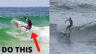 Why Your Turns Aren’t Throwing Any Spray / Beginner Surfing Mistake