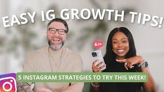 5 Ways to Grow on Instagram THIS WEEK | Instagram Growth Strategies