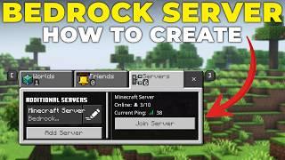 How To Make a Server in Minecraft Bedrock (2024)