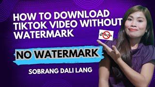 Paano mag download ng video sa tiktok ng walang watermark|Genevev Jeram Tutorial