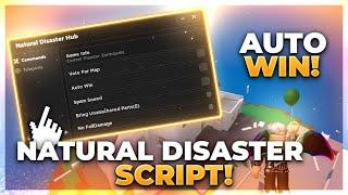 Natural Disaster Survival Script ROBLOX!! Auto Win Atualizado - Funcionando 2023