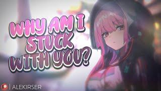 ASMR || "You're So Close..." Handcuffed To A Mean Girl Who Secretly Likes You! [F4M] [Tsundere]