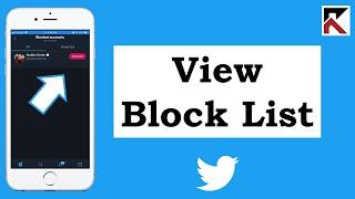 How To View Block List Twitter App