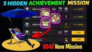 Top 5 New Hidden Achievement Mission after OB46 Update || How to Complete Achievement Mission ||