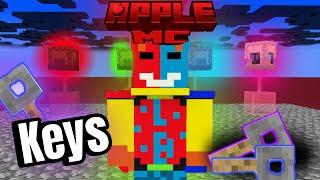 I got free rare keys in apple mc server | applemc items giveaway | apple mc key create opening