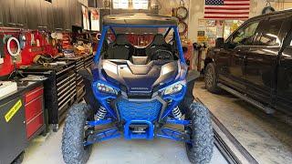 New Toy Edition. Garage Hour with Elveshelves. 2024 Honda Talon 1000x live valve. Yep, it’s blue.