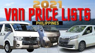 Van Price Lists Philippines 2021 | Van Prices 2021 | Car Presyo PH