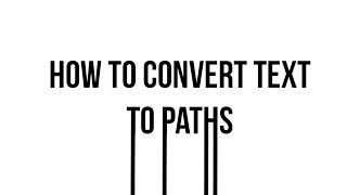 How to convert text to paths | Photoshop CS6