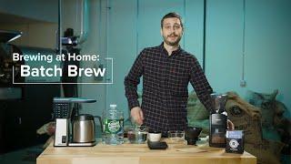 Rothrock Coffee - Brewing At Home: Batch Brew