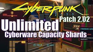 ***PATCHED DOESNT WORK***2.01 Unlimited Cyberware Capacity Shards Glitch - Cyberpunk 2077