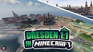 Dresden 1:1 in MINECRAFT nachgebaut! | BuildTheEarth Germany