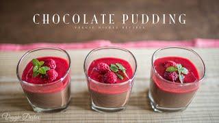 ヘルシーで濃厚なショコラプディングの作り方：How to make Chocolate Pudding | Veggie Dishes by Peaceful Cuisine