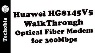 HG8145V5 Huawei Airtel Optical Fiber 300 Mbps Modem / Router Walkthrough All Options