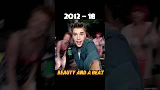 Justin Bieber Music Video Evolution (Part2) #music #artist #singer #song #jb #justinbieber #shorts