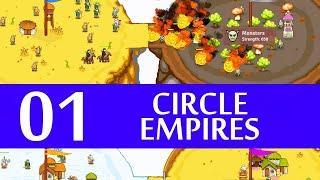 Circle Empires Gameplay Let's Play Part 1 [Steam Version] (FAST PACED STRATEGY)