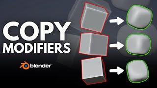 Copy Modifiers in 1 Click in Blender!