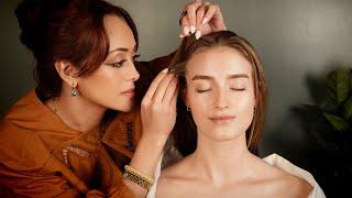 ASMR Rainy Micro Hair Pulling & Indian Head Massage️ Detailed Scalp Check, Micro Hairline Attention