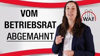 Betriebsrat mahnt den Arbeitgeber ab: Geht das? | Betriebsrat Video