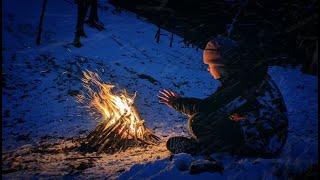 Child kept his father warm for 12 hours in the cold. Survival kit for a walk in the woods.