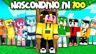 NASCONDINO CON 100 PERSONE SU MINECRAFT